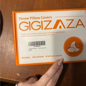 GIGIZAZA Burnt Orange Throw Pillow Covers